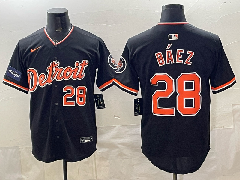 Men Detroit Tigers #28 Daez black Nike 2026 MLB Jersey 0402001